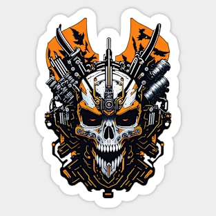 Mecha Skull S02 D73 Sticker